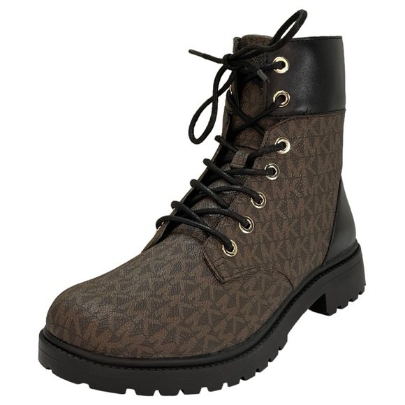 Michael Kors Alistair PVC Logo Accent Womens Ankle Boots Size 6M NWOB - Picture 10 of 10